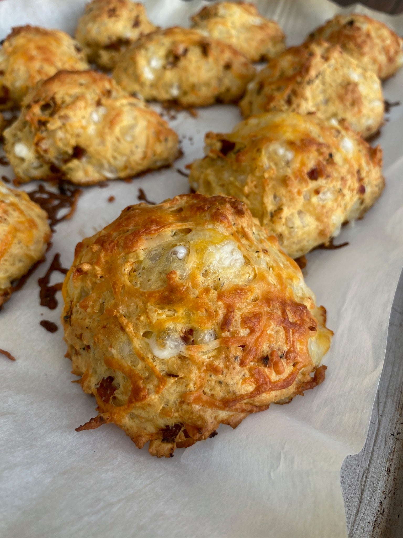 High Protein Sundried Tomato Biscuits