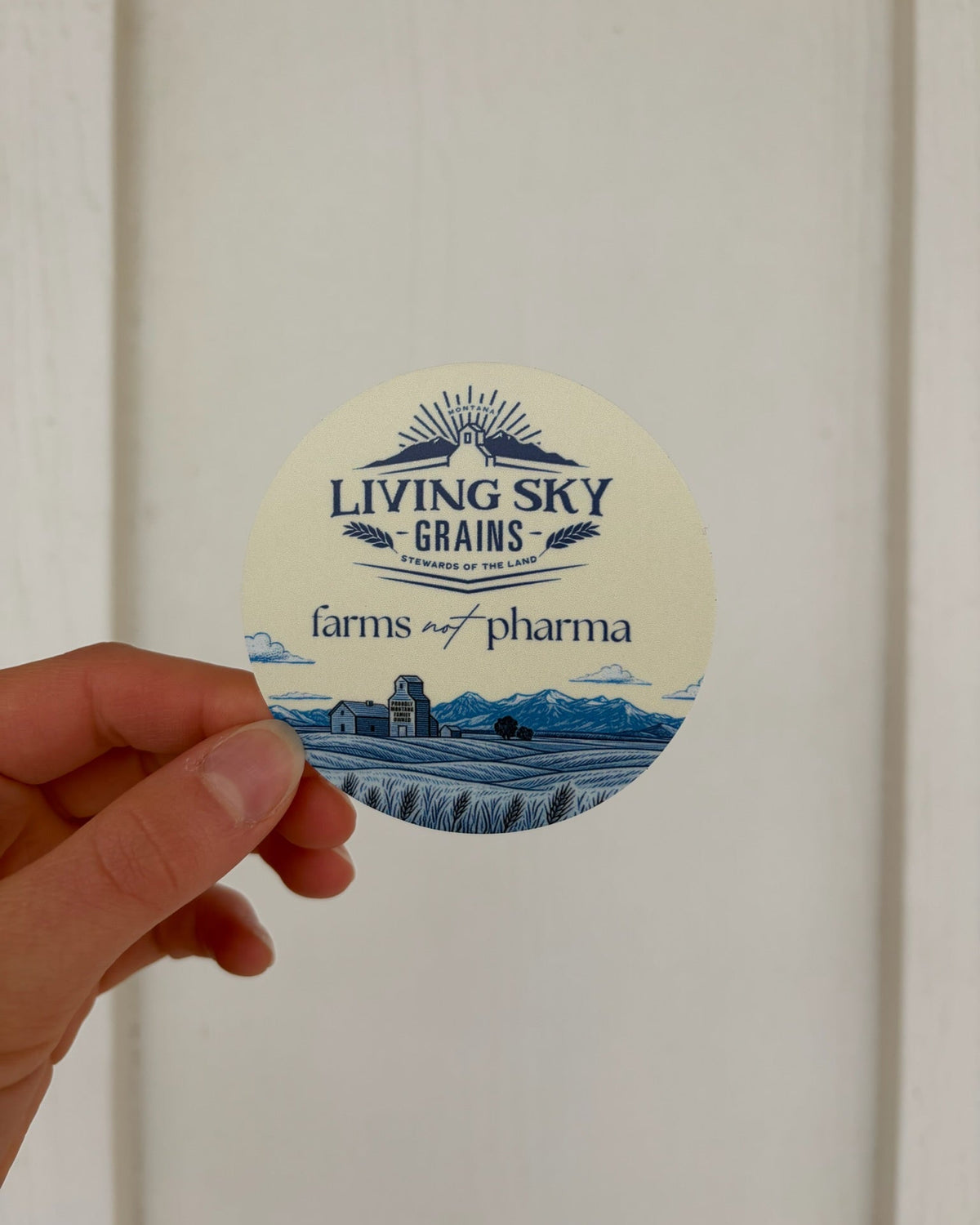 Farms Not Pharma Sticker