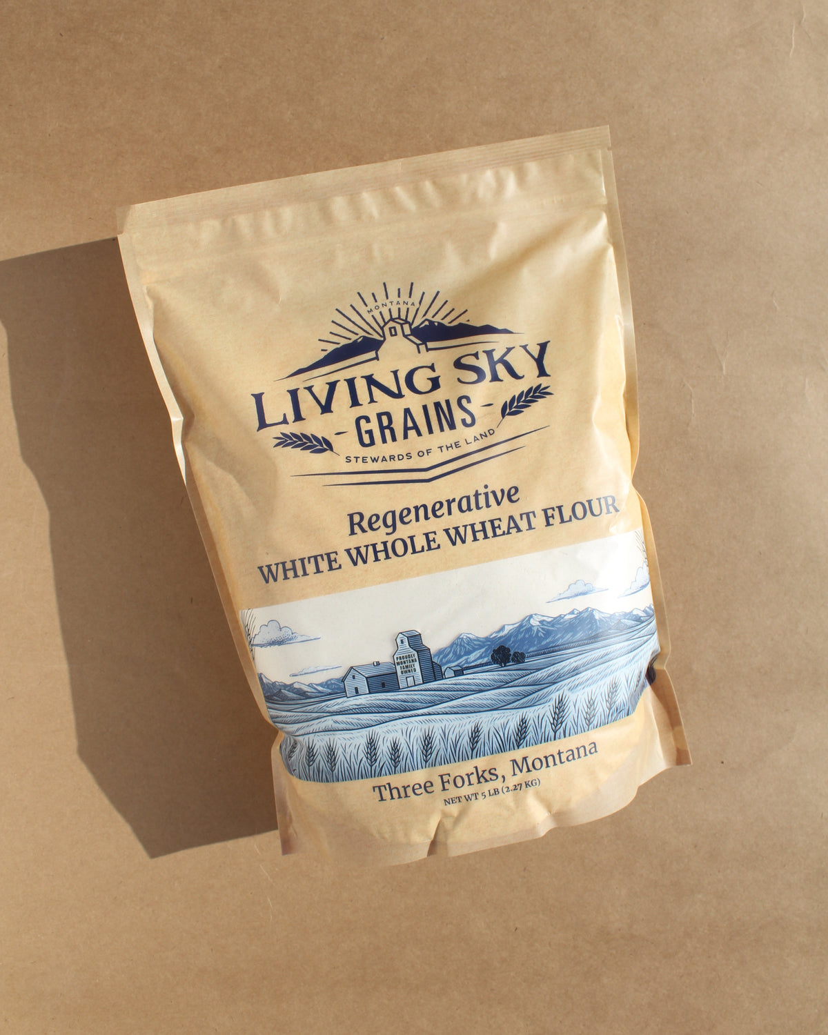 Regenerative White Whole Wheat Flour
