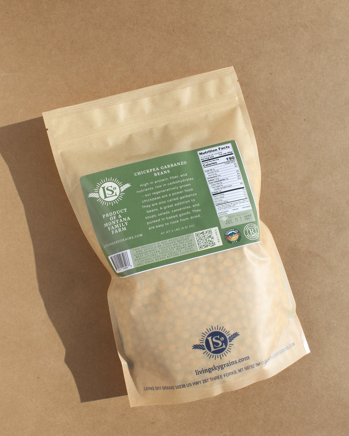 Regenerative Chickpea Garbanzo Beans
