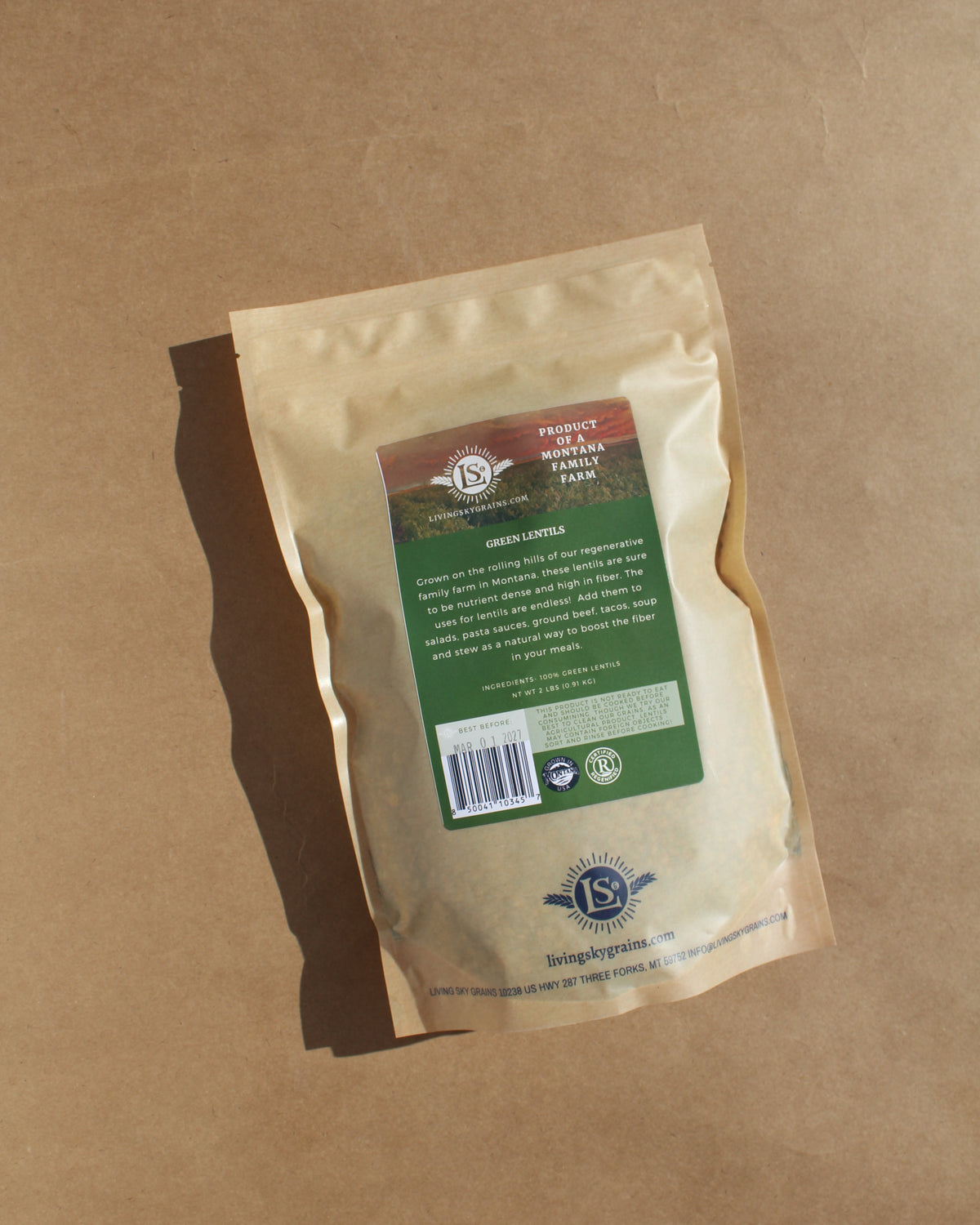 Regenerative Green Lentils